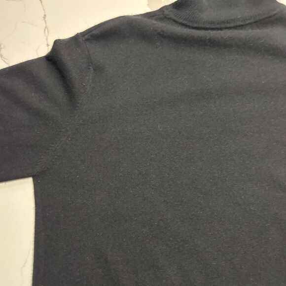 100% Cashmere COUNTRY SHOP | Women’s Black Turtleneck Long Sleeve Sweater Size M - Picture 3 of 16